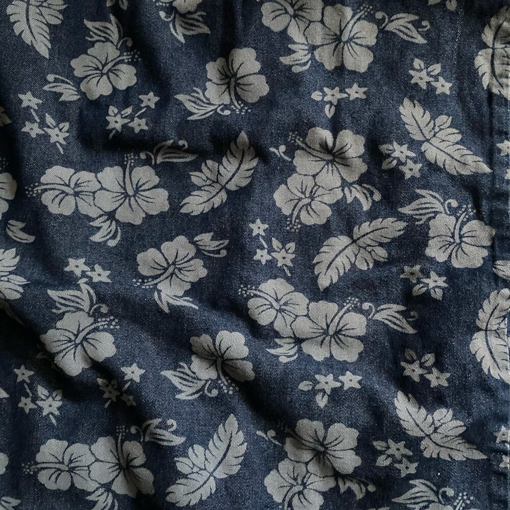 Handmade Reversible Denim Wrap skirt - Picture 9 of 13